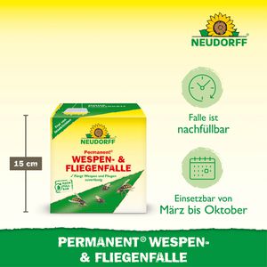 Produktbild für Wespenfalle Neudorff Permanent, aus Kunststoff