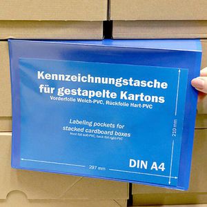 Produktbild für Kennzeichnungstasche Sprintis A4 quer