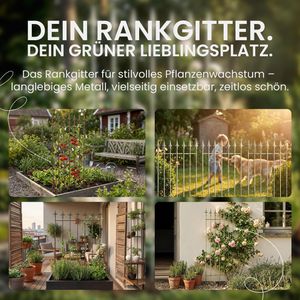 Produktbild für Rankgitter CLP Elisa, bronze, zum Stecken