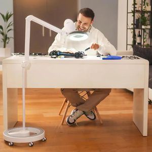 Produktbild für Lupenleuchte Lumeno 8613, LED, mit Rollstativ