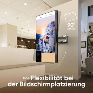 Produktbild für TV-Wandhalterung Onkron M8L-B, bis 100 kg