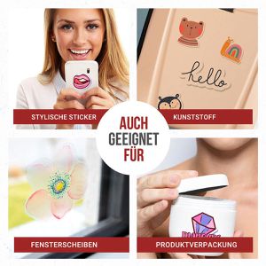 Produktbild für Kopierfolien Skullpaper Aufkleberfolie, A4, klar