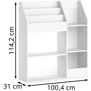 Produktbild für Bücherregal Vicco Luigi, weiß