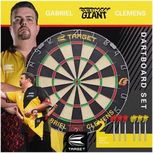 Produktbild für Dartscheibe Target-Darts Gabriel Clemens Set
