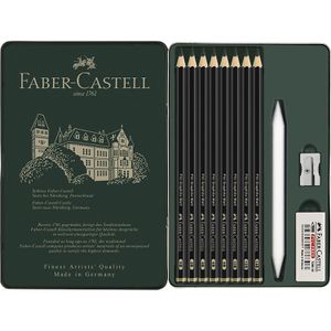 Produktbild für Graphitstifte Faber-Castell 115220, Pitt Matt Set