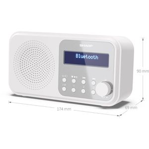 Produktbild für Radio Sharp Tokyo DRP420BK DAB+