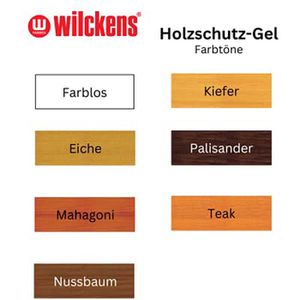 Produktbild für Holzlasur Wilckens Holzschutz-Gel, 2,5l
