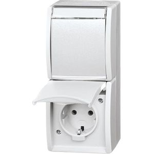 Steckdose Busch-Jaeger Ocean 20-02 EWN-54, IP44, Aufputz