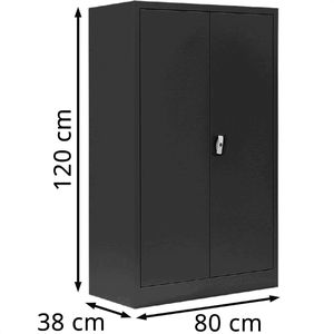 Produktbild für Aktenschrank Lüllmann 530299, aus Metall