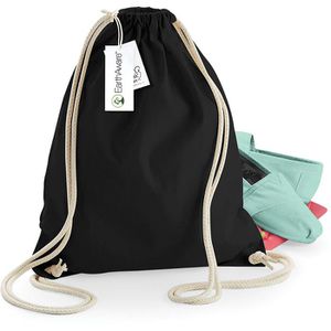 Produktbild für Turnbeutel Westford-Mill W810 EarthAware Organic Gymsac, black