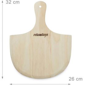 Produktbild für Pizzastein Relaxdays 10020491, Set, bis 800 °C, aus Cordierit