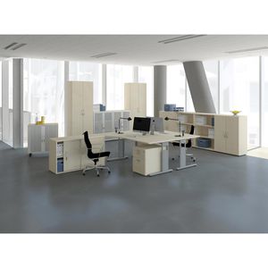 Produktbild für Schiebetürenschrank Geramöbel Flex 312253-AL, abschließbar