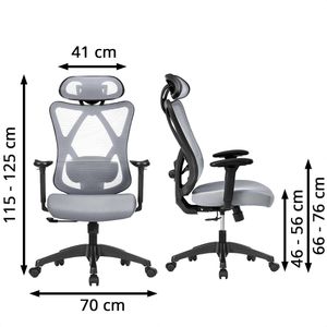 Produktbild für Bürostuhl Songmics OBN063G01