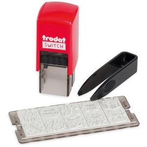 Motivstempel Trodat Switch Set Weihnachten, aus Kunststoff