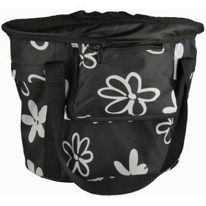 Produktbild für Fahrradkorb Fischer-MTS 86503, schwarz, aus Textil, 20 Liter