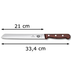Produktbild für Brotmesser Victorinox Wood 5.1630.21G, in Geschenkbox