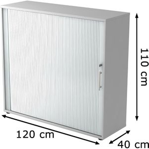 Produktbild für Rollladenschrank Hammerbacher 1733S, aus Holz