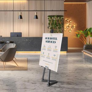 Produktbild für Staffelei Sprintis Aluminium, schwarz