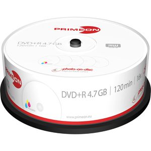 Produktbild für DVD-Rohlinge PRIMEON 2761225, bedruckbar, DVD+R