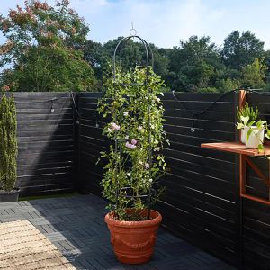 Produktbild für Rankgitter Gardebruk 101491, schwarz, freistehend