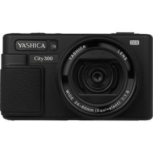 Produktbild für Kompaktkamera Yashica City 300 schwarz, mit 2,8 Zoll Display