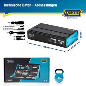 Produktbild für Bitset Hazet SmartCase Bit Satz, 2200SC-31