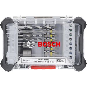 Produktbild für Bohrer-Bit-Set Bosch Extra Hard und Metal HSS Set