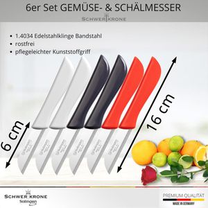 Produktbild für Gemüsemesser Schwertkrone BS01601, Set