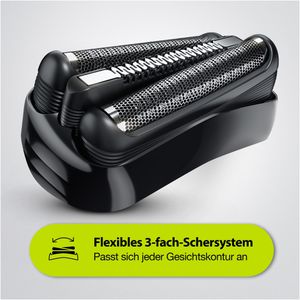 Braun Elektrorasierer Series 3 Clean & Close 300s, Trockenrasierer,  grün/schwarz – Böttcher AG