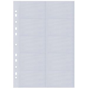 Produktbild für Visitenkartenmappe Sigel VZ301, schwarz, A4