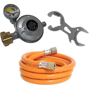 Produktbild für Gasdruckregler CFH 49404, DRF 404 Set, mit Manometer