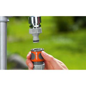 Produktbild für Hahnverbinder Gardena 18220-20, aus Kunststoff
