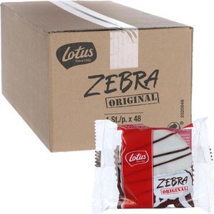 Kuchen Lotus Zebra Original, mit Glasur