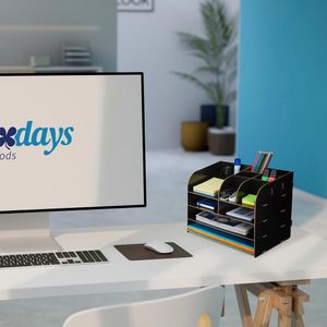 Produktbild für Schreibtisch-Organizer Relaxdays 10042746