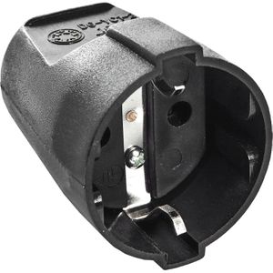 Produktbild für Schutzkontakt-Kupplung as-Schwabe 45012, schwarz