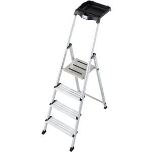 Stehleiter Krause Monto Secury MultiGrip, 126528, m. Plattform