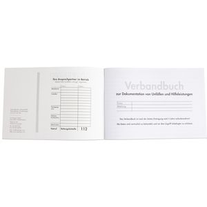 Produktbild für Verbandbuch Söhngen aluderm+ 8001008, gemäß DSGVO und DGUV