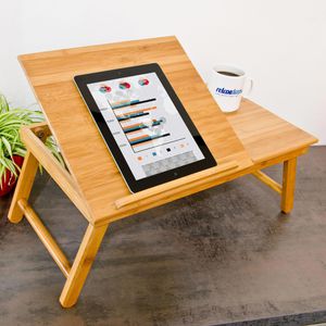 Produktbild für Laptoptisch Relaxdays 10016734, aus Bambus