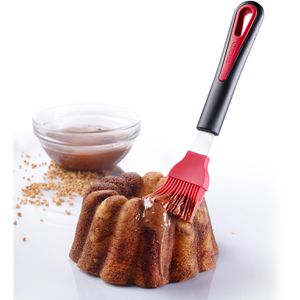Produktbild für Backpinsel Westmark Gallant, rot / schwarz, hitzebeständig