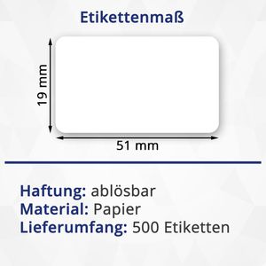 Produktbild für Dymo-Etiketten Böttcher-AG für Dymo 11355, weiß