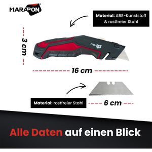 Produktbild für Cuttermesser Marapon MCK-1
