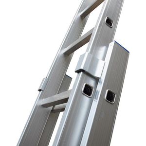 Produktbild für Schiebeleiter Krause Stabilo, 133274, 2 x 9 Sprossen