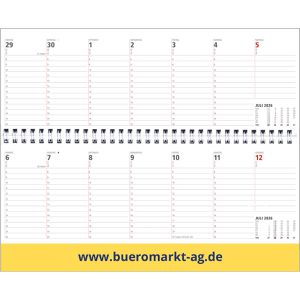 Produktbild für Tischkalender Böttcher-AG qkboe, Wochenkalender quer