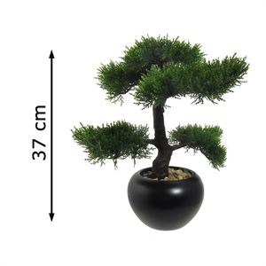 Produktbild für Kunstpflanze Creativ-green Bonsai Zeder