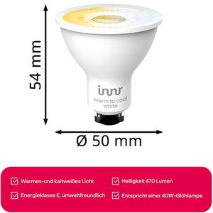 Produktbild für LED-Lampe Innr RS 241 T-2 Comfort Spot, GU10