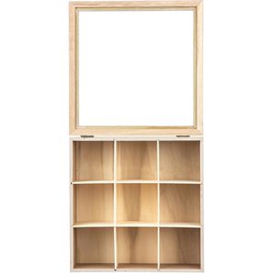 Produktbild für Teebox Zeller 15115, für Teebeutel, braun, aus Holz