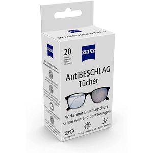 Brillenputztücher ZEISS Anti-Beschlag-Tücher, feucht