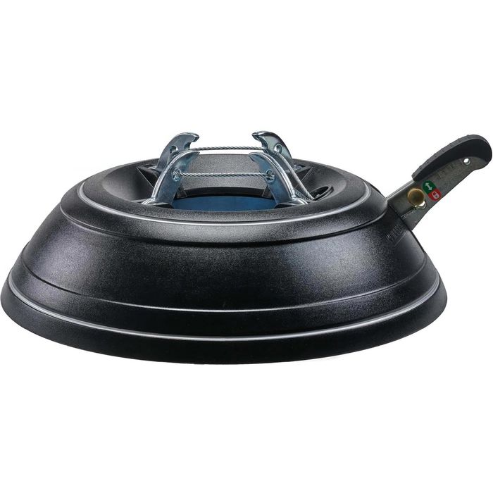 Krinner Weihnachtsbaumständer 94020, Vario Classic Outdoor, bis 2,6 m Baumhöhe, schwarz, aus Metall – Böttcher AG