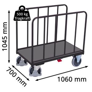 Produktbild für Transportwagen VARIOfit Längswandwagen, sw-700.203/AG