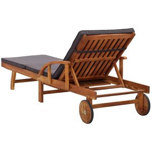 Produktbild für Sonnenliege vidaXL 46026, aus Holz / Stoff
